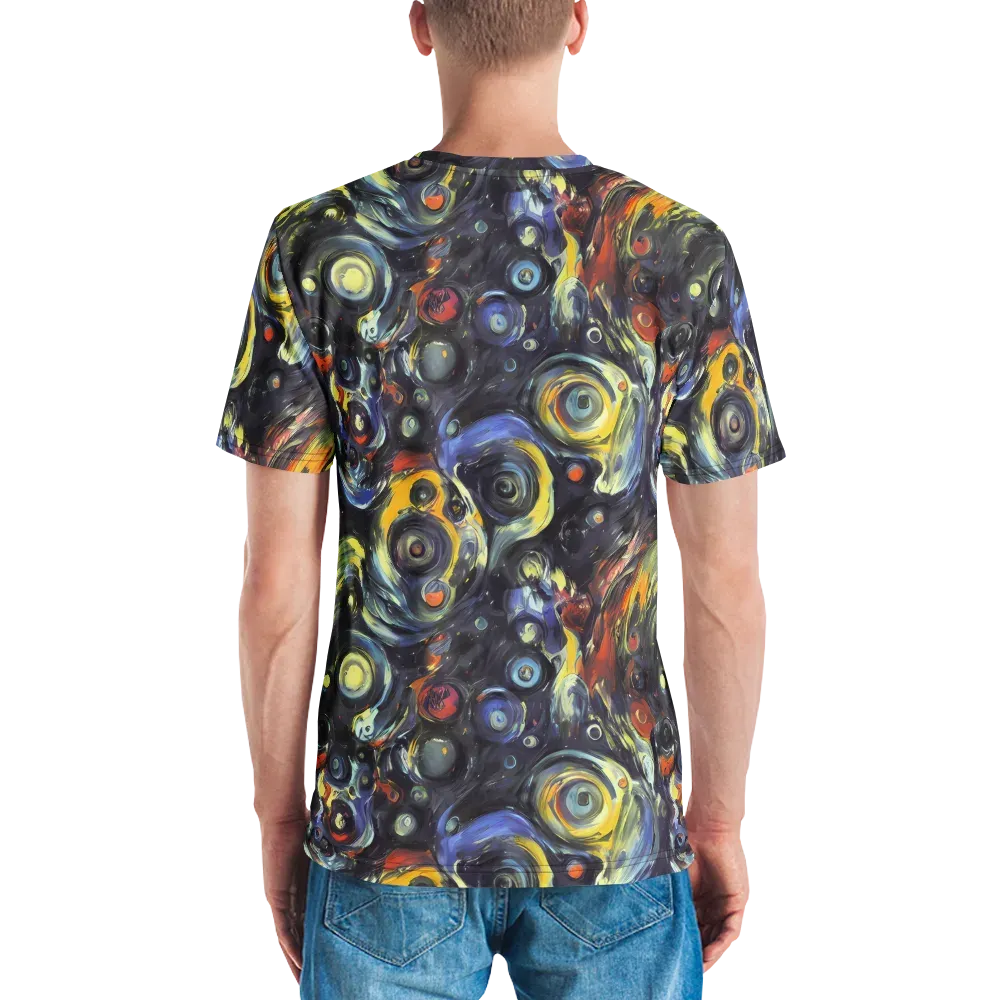 Corinthian Swirl on Men's Crew Neck T-Shirt — Back