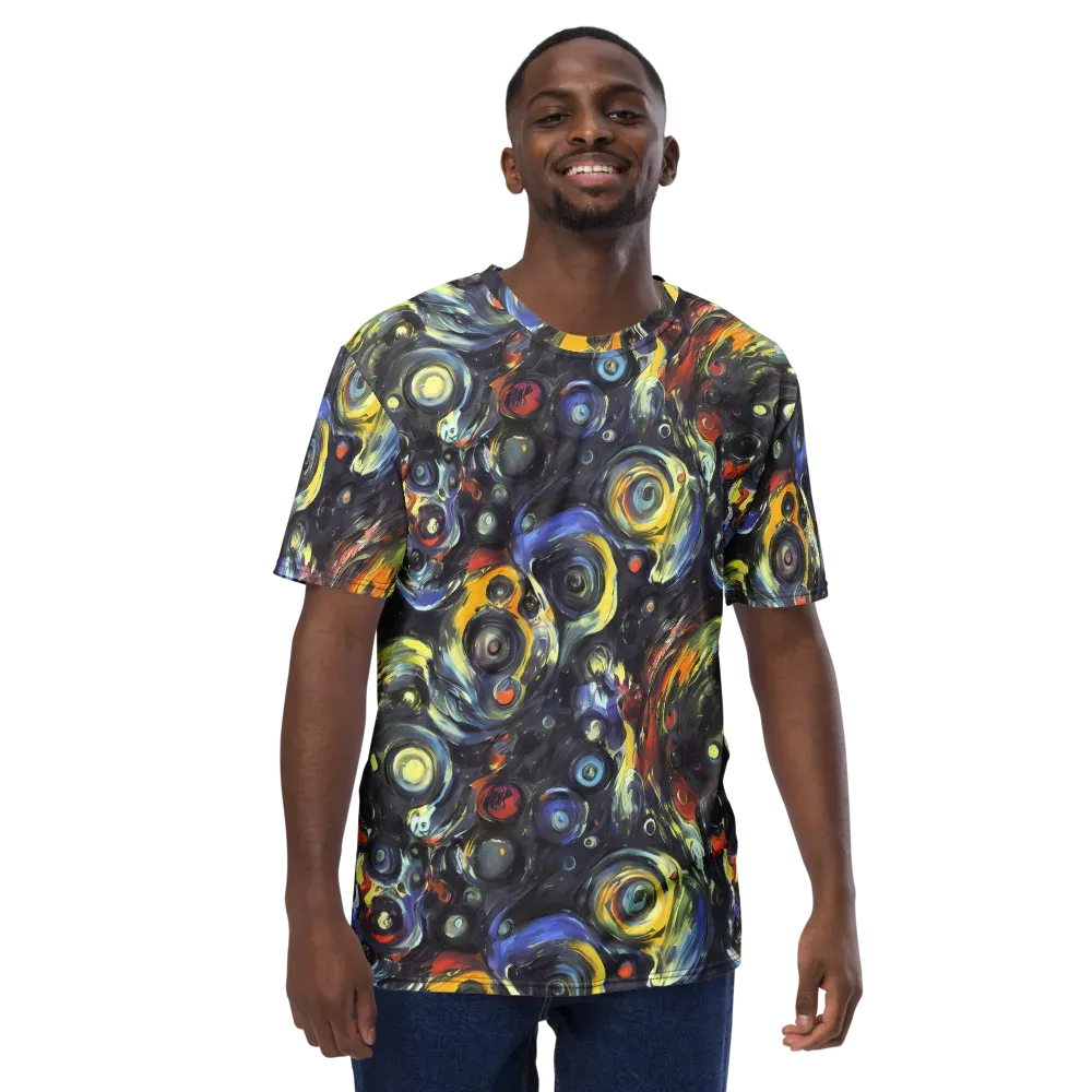 Corinthian Swirl on Men's Crew Neck T-Shirt — Front
