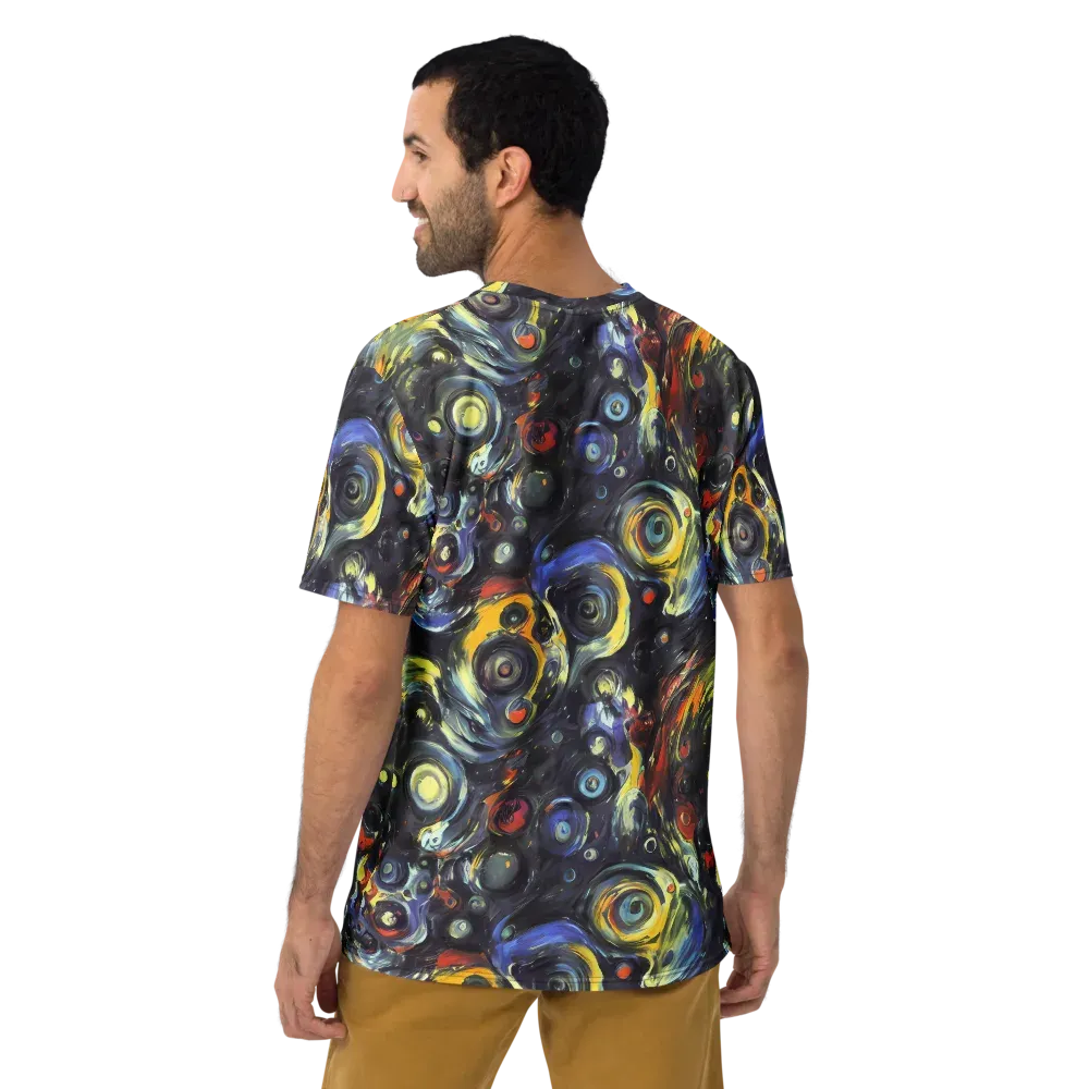 Corinthian Swirl on Men's Crew Neck T-Shirt — Back