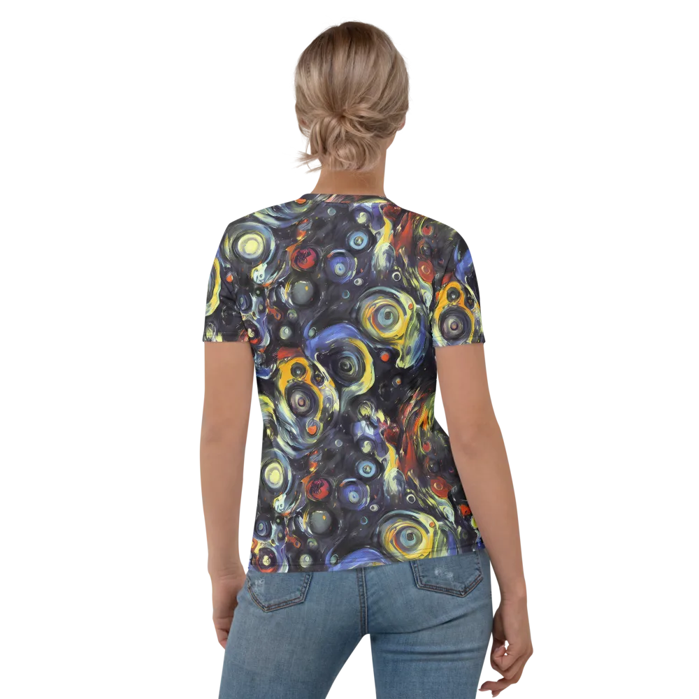 Corinthian Swirl on Women's Crew Neck T-Shirt — Back