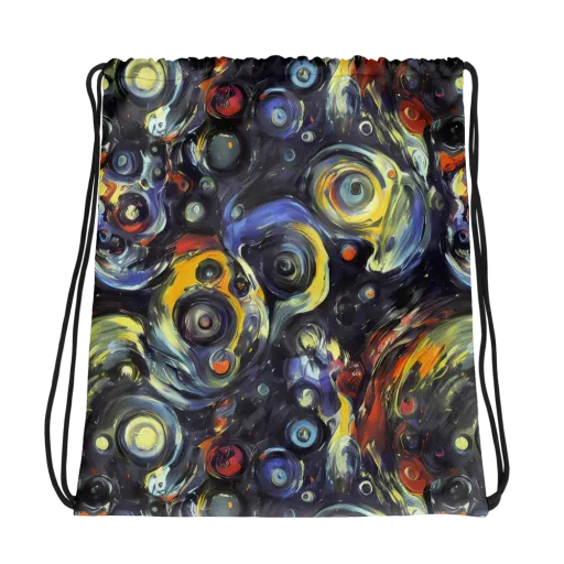 Corinthian Swirl on a Drawstring Bag