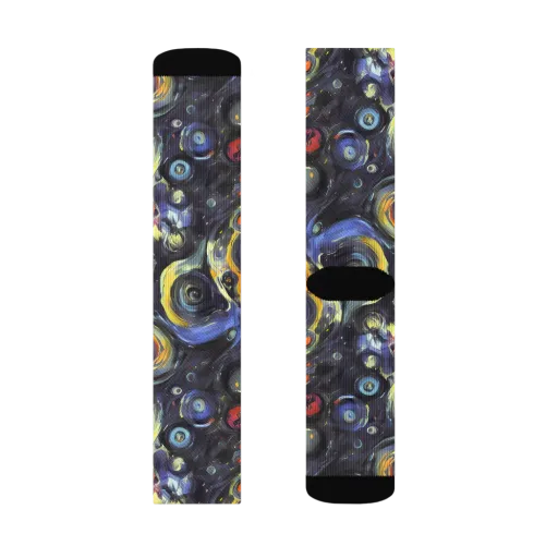 Corinthian Swirl on a Socks
