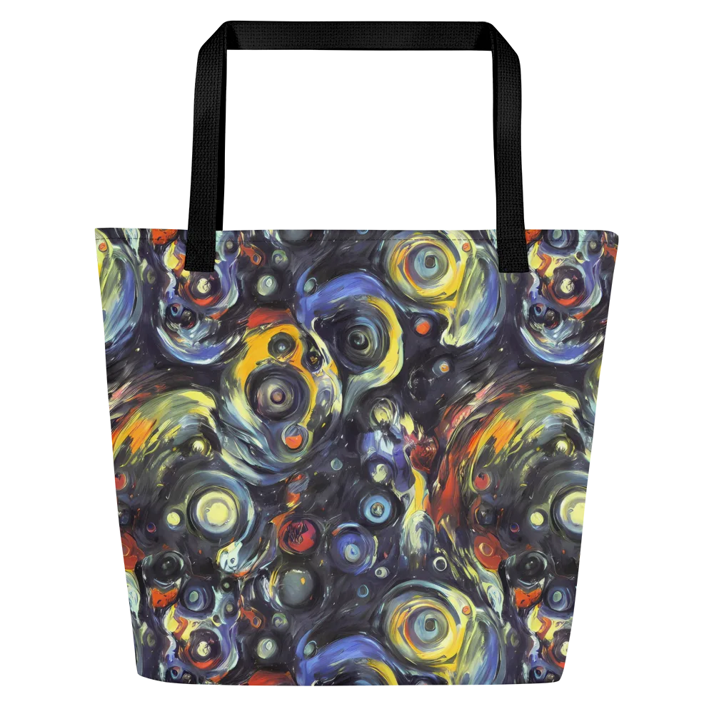 Corinthian Swirl on Large Tote Bag W/ Pocket — Front