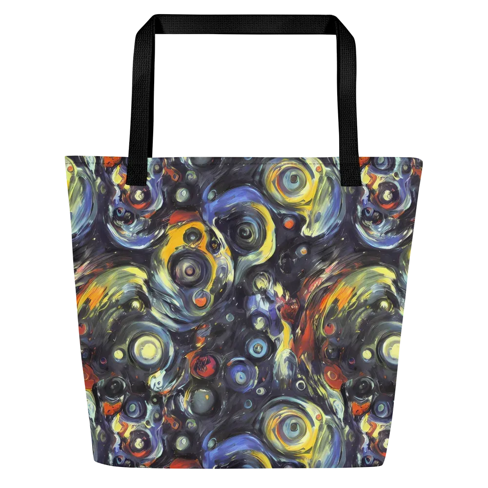 Corinthian Swirl on Large Tote Bag W/ Pocket — Front