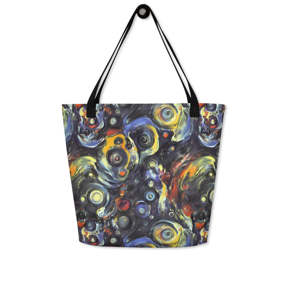 Corinthian Swirl on Large Tote Bag W/ Pocket — Front
