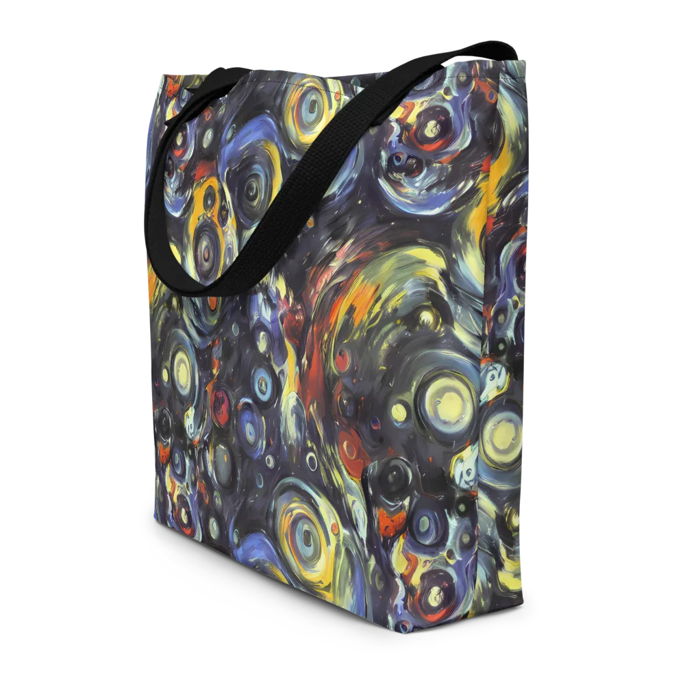 Corinthian Swirl on Large Tote Bag W/ Pocket — Front