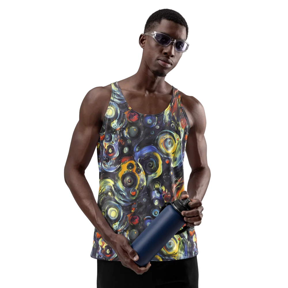 Corinthian Swirl on Men's Tank Top — Front
