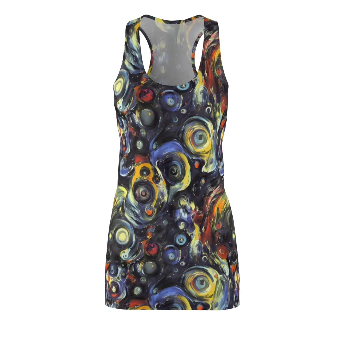 Corinthian Swirl on Racerback Dress — Front