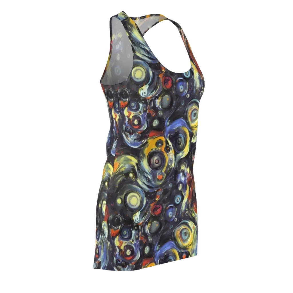 Corinthian Swirl on Racerback Dress — Front Side