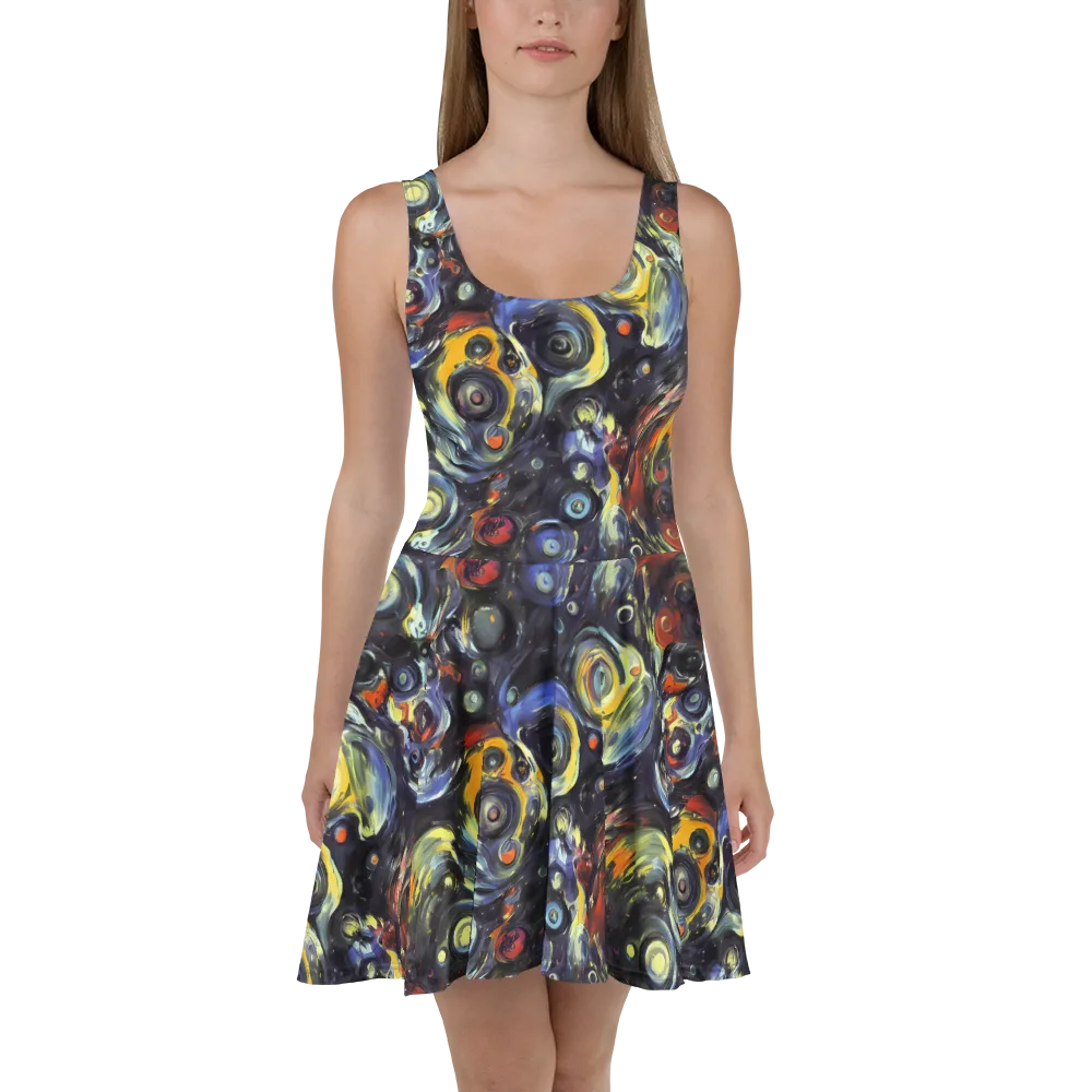 Corinthian Swirl on Skater Dress — Front