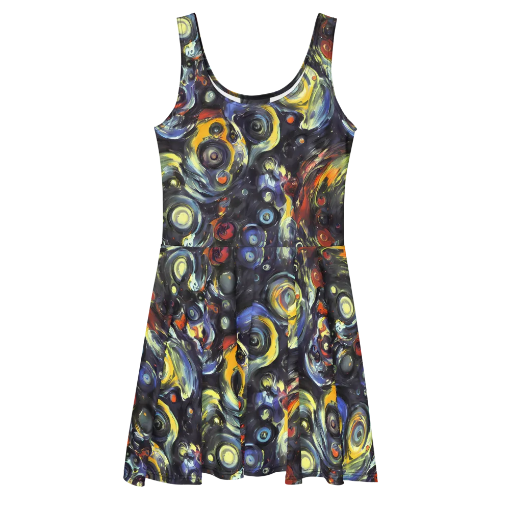 Corinthian Swirl on Skater Dress — Front