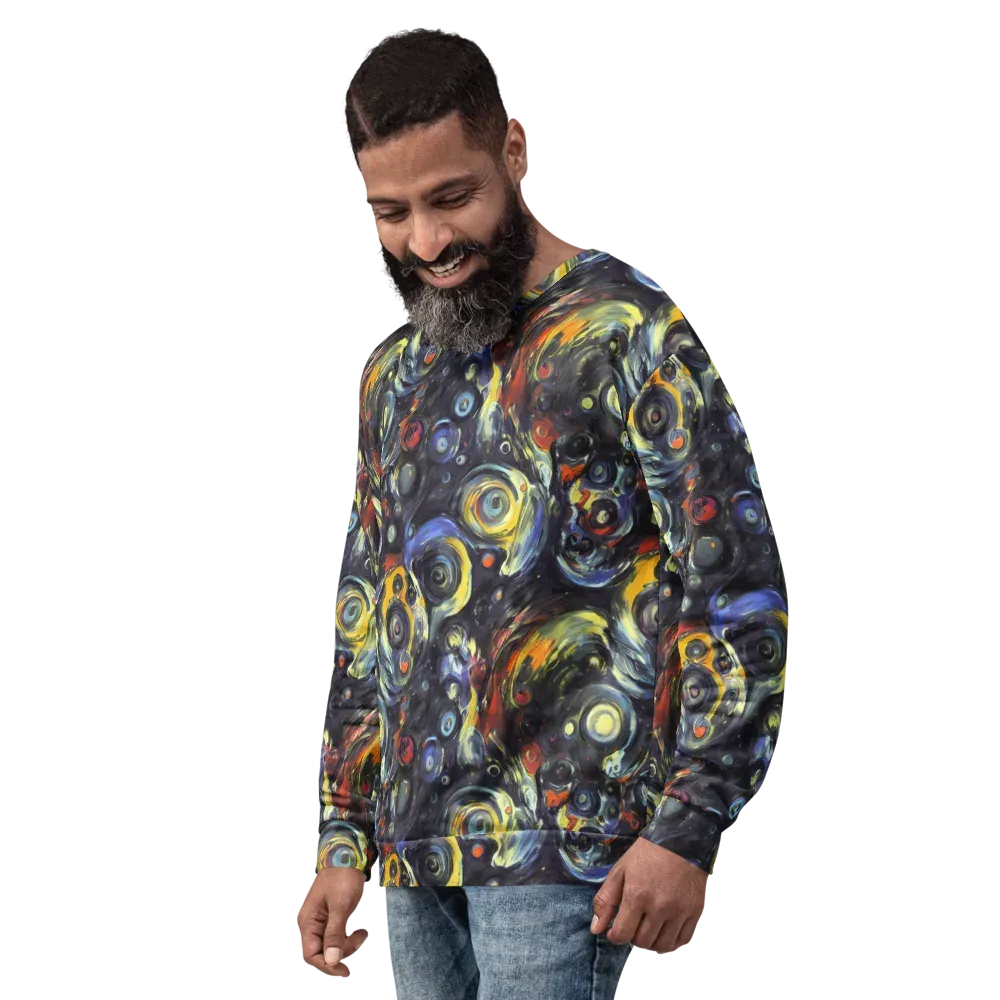 Corinthian Swirl on Sweatshirt — Left Front