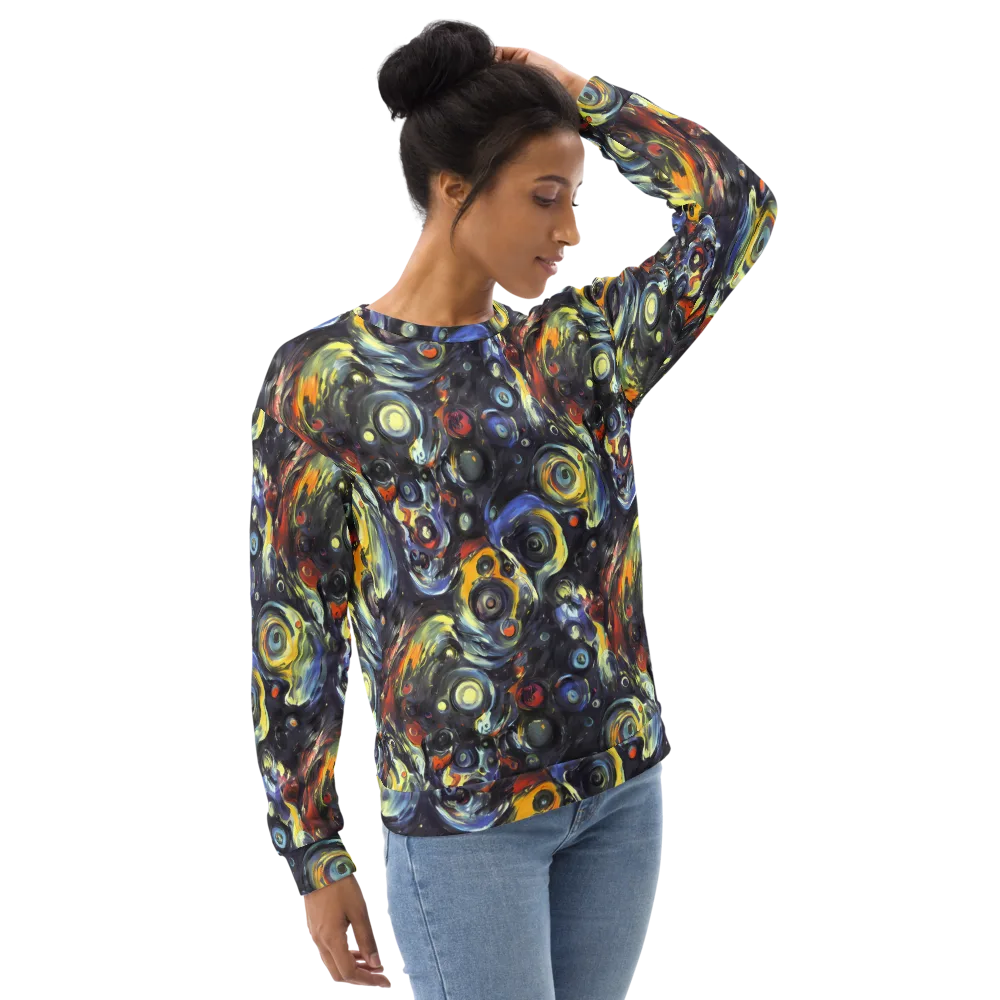 Corinthian Swirl on Sweatshirt — Right Front