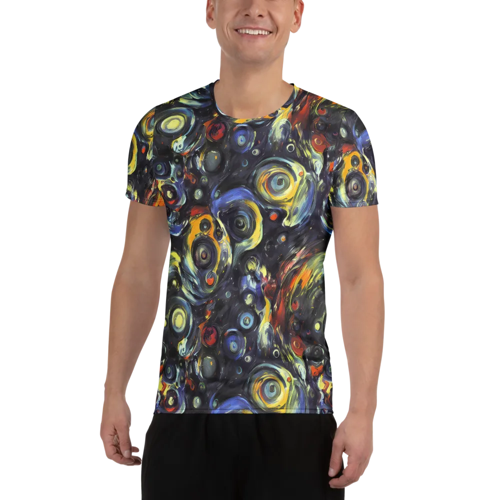 Corinthian Swirl on Men's Athletic T-Shirt — Front