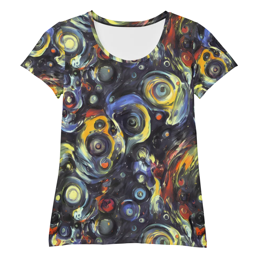 Corinthian Swirl on Women's Athletic T-Shirt — Front