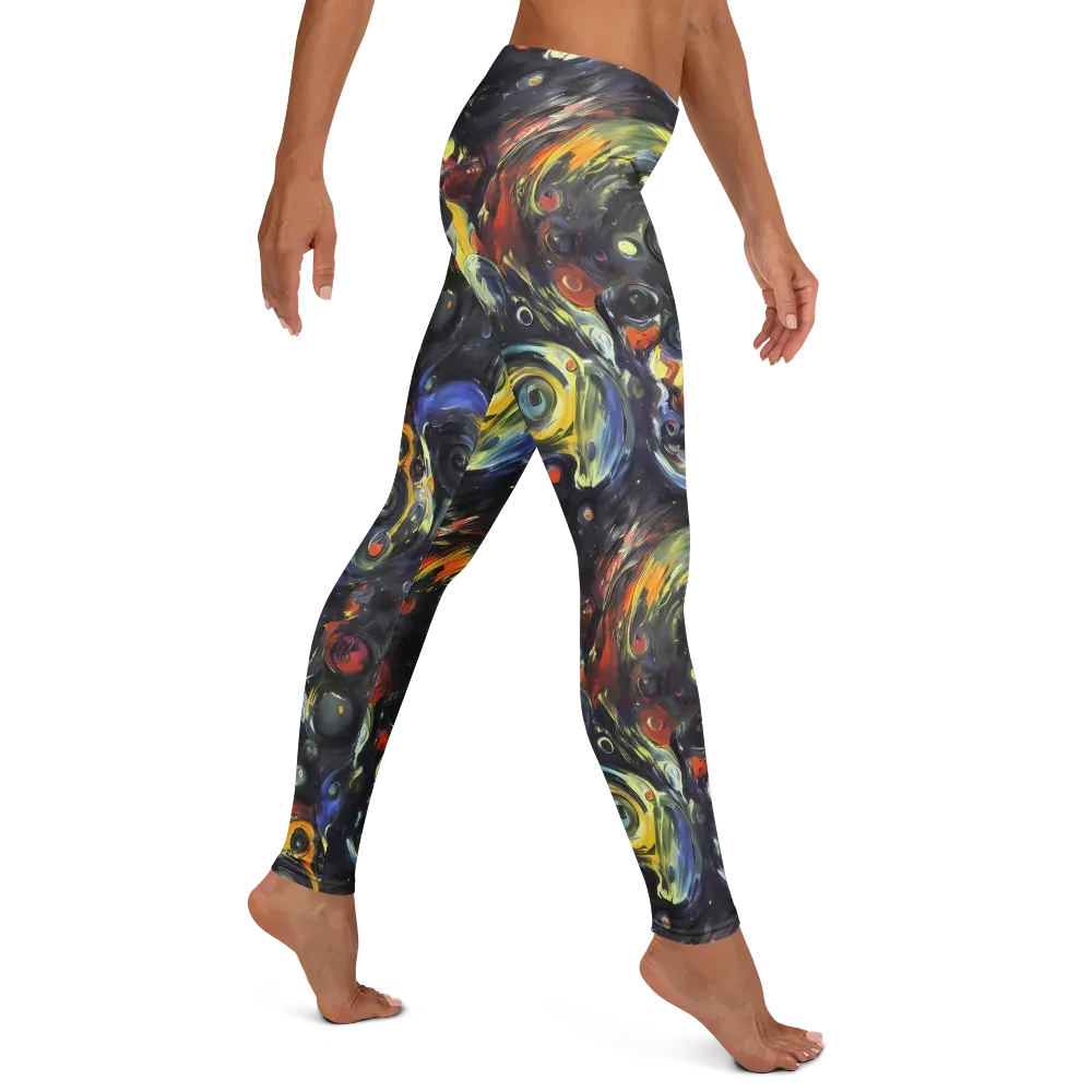 Corinthian Swirl on Leggings — Right