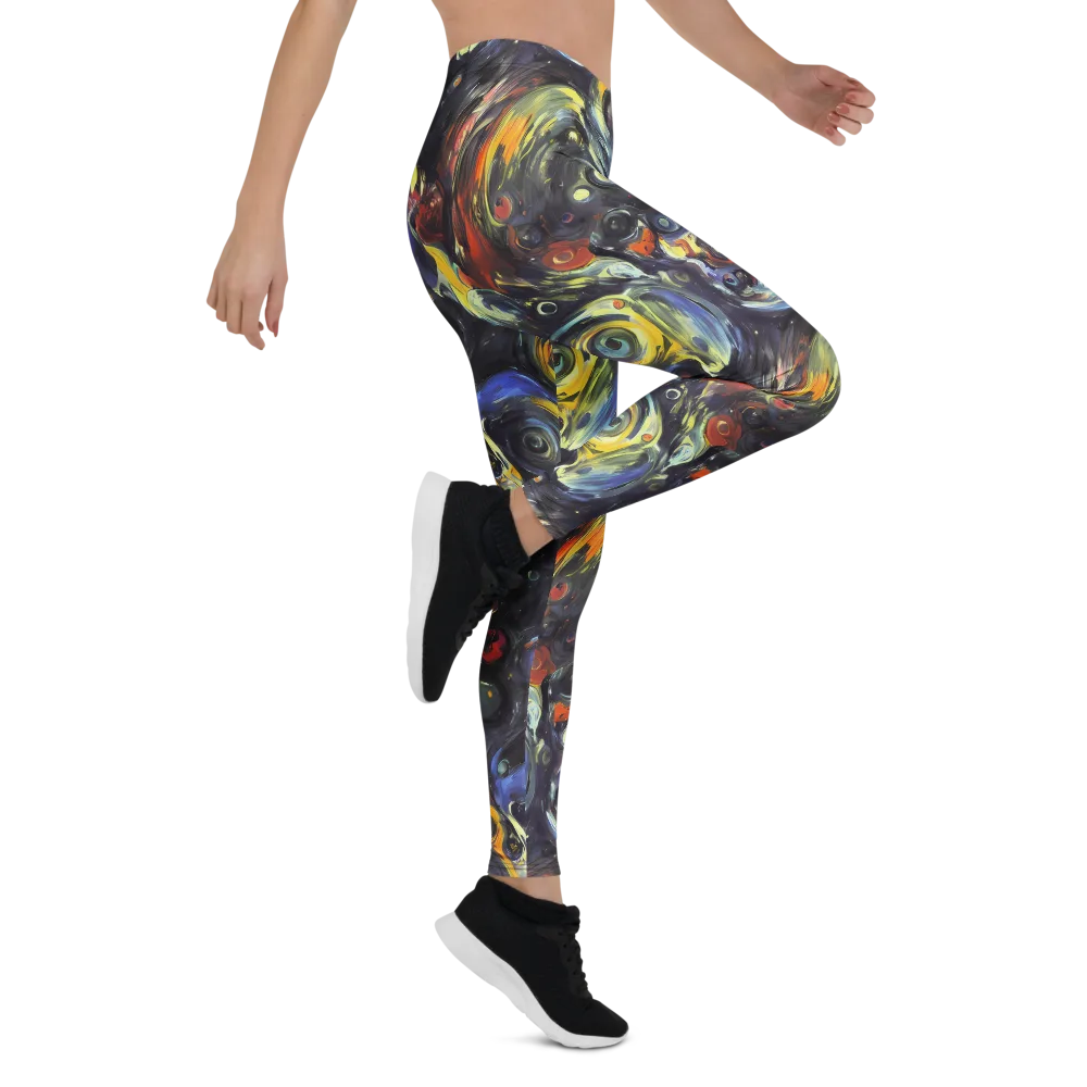 Corinthian Swirl on Leggings — Right