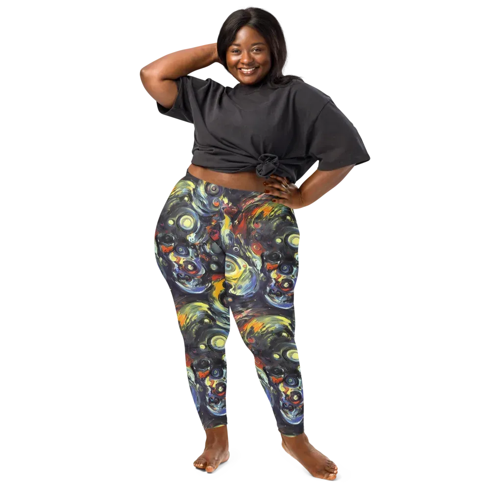 Corinthian Swirl on Leggings — Front