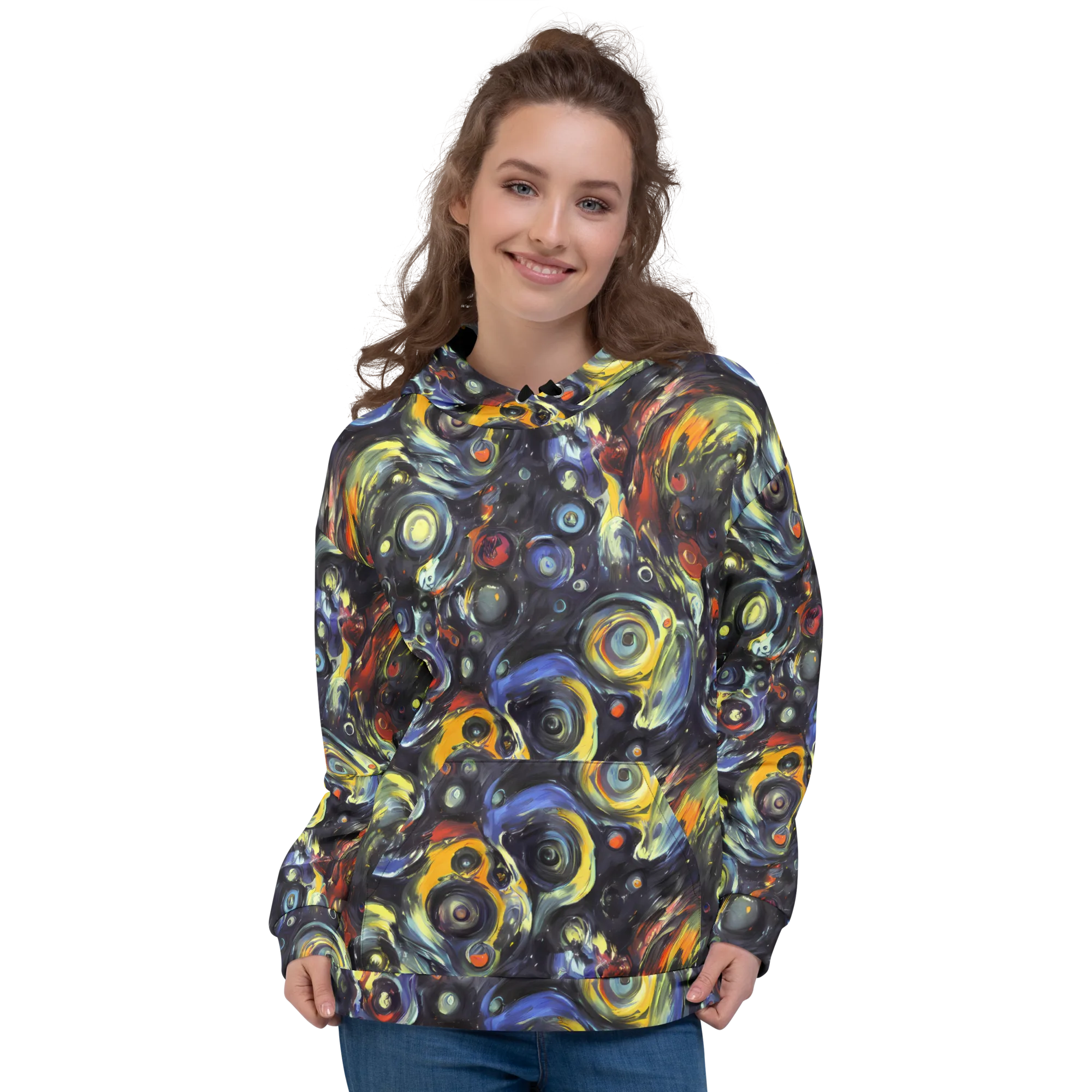 Corinthian Swirl on Hoodie — Front