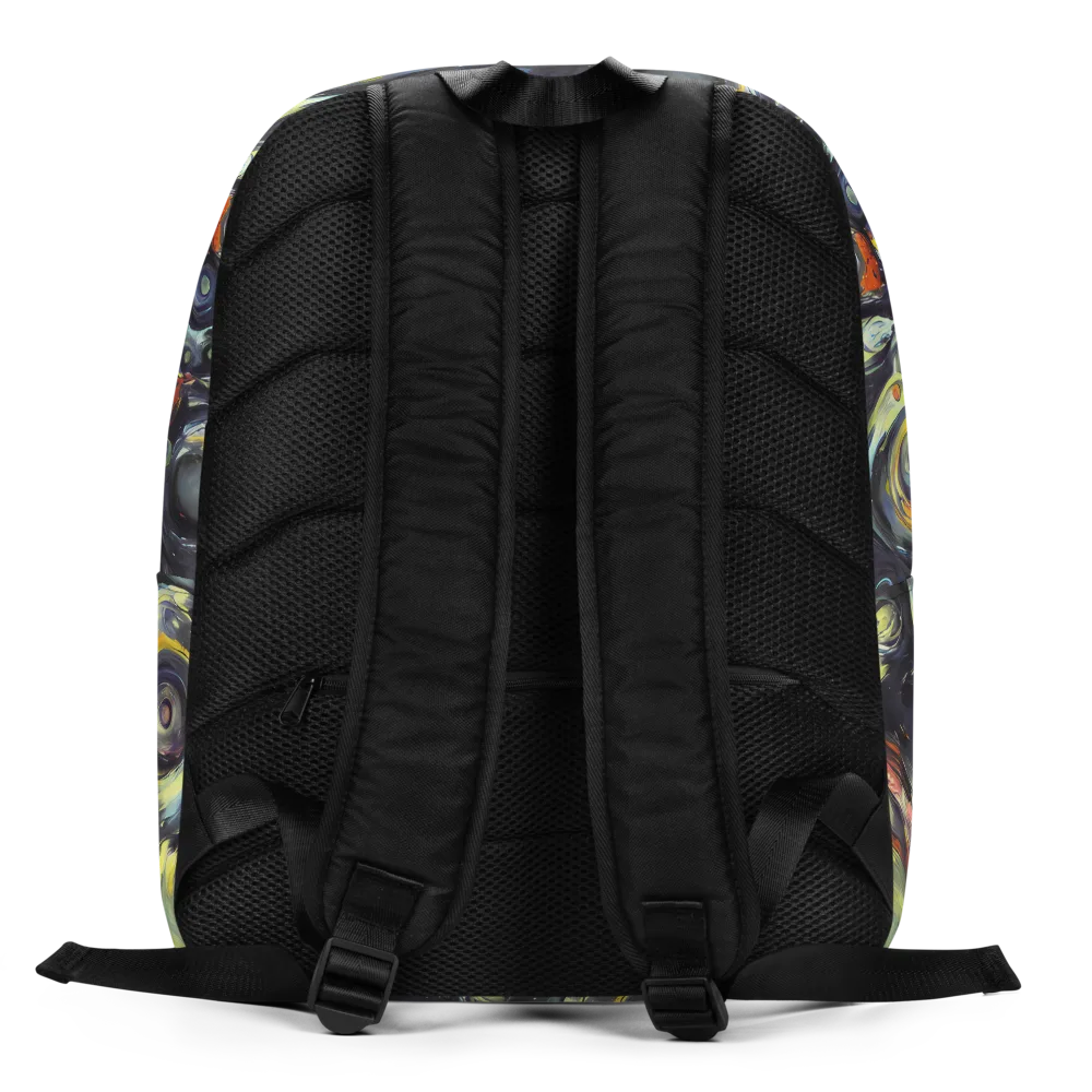Corinthian Swirl on Minimalist Backpack — Back