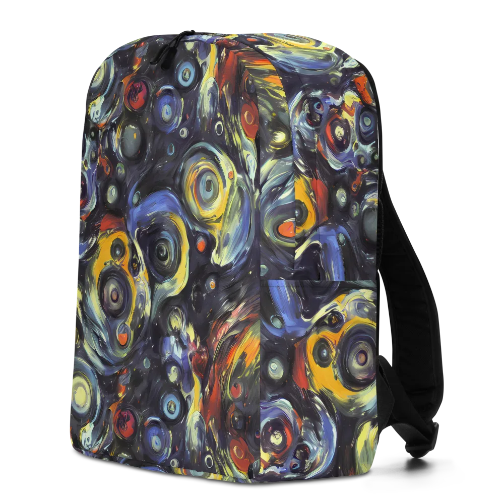 Corinthian Swirl on Minimalist Backpack — Left