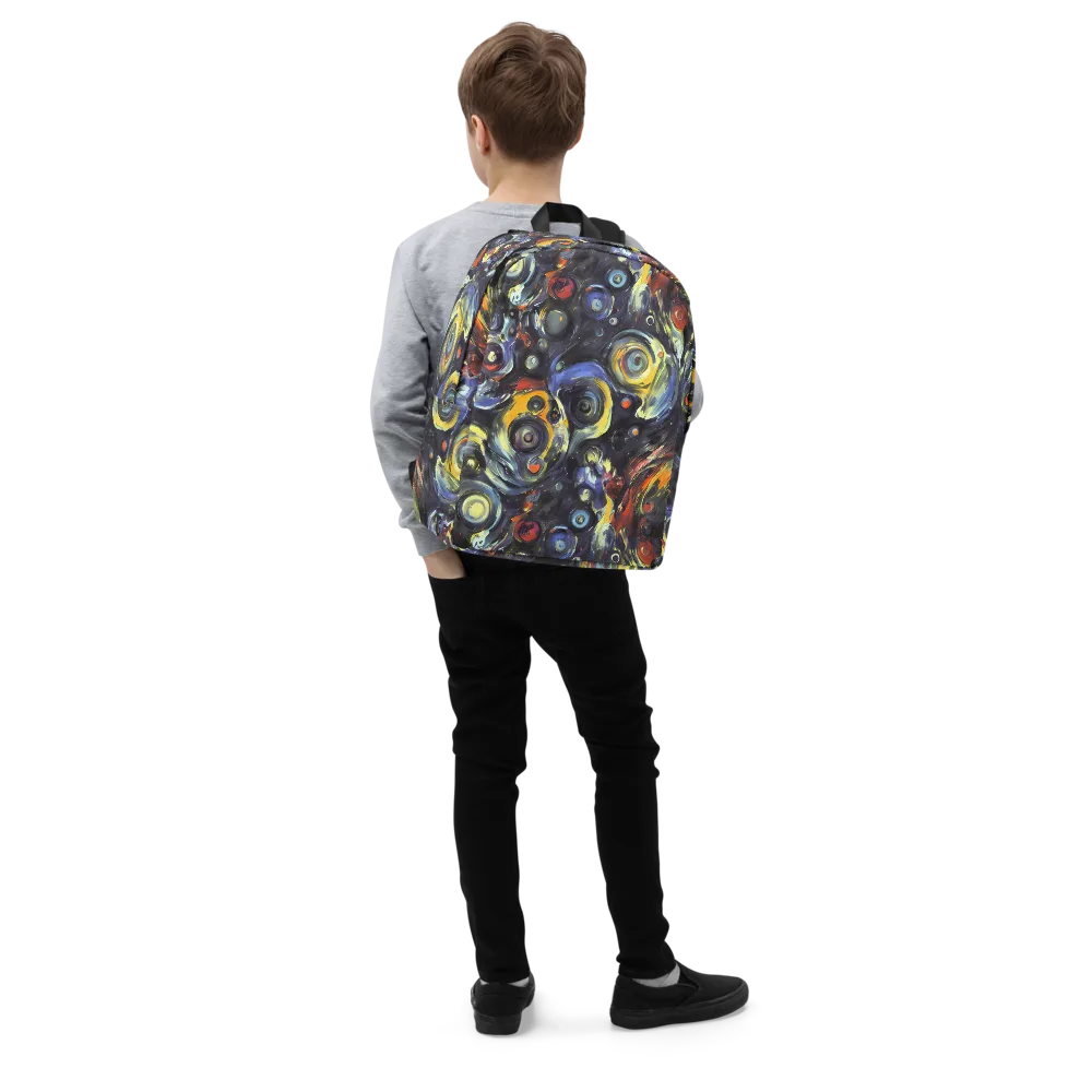 Corinthian Swirl on Minimalist Backpack — Right Front