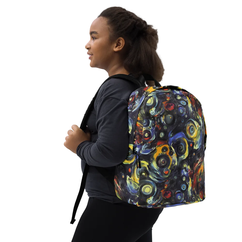 Corinthian Swirl on Minimalist Backpack — Right Front