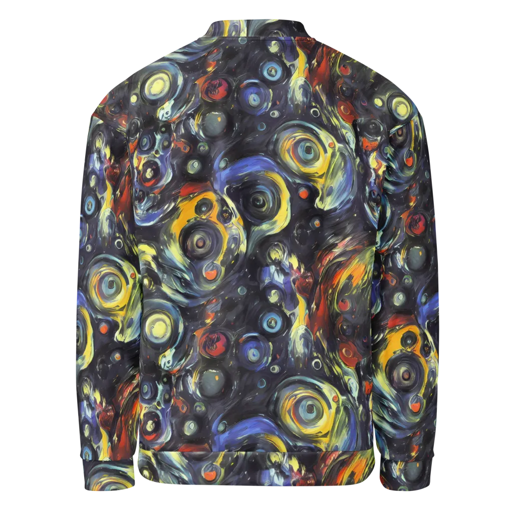 Corinthian Swirl on Bomber Jacket — Back