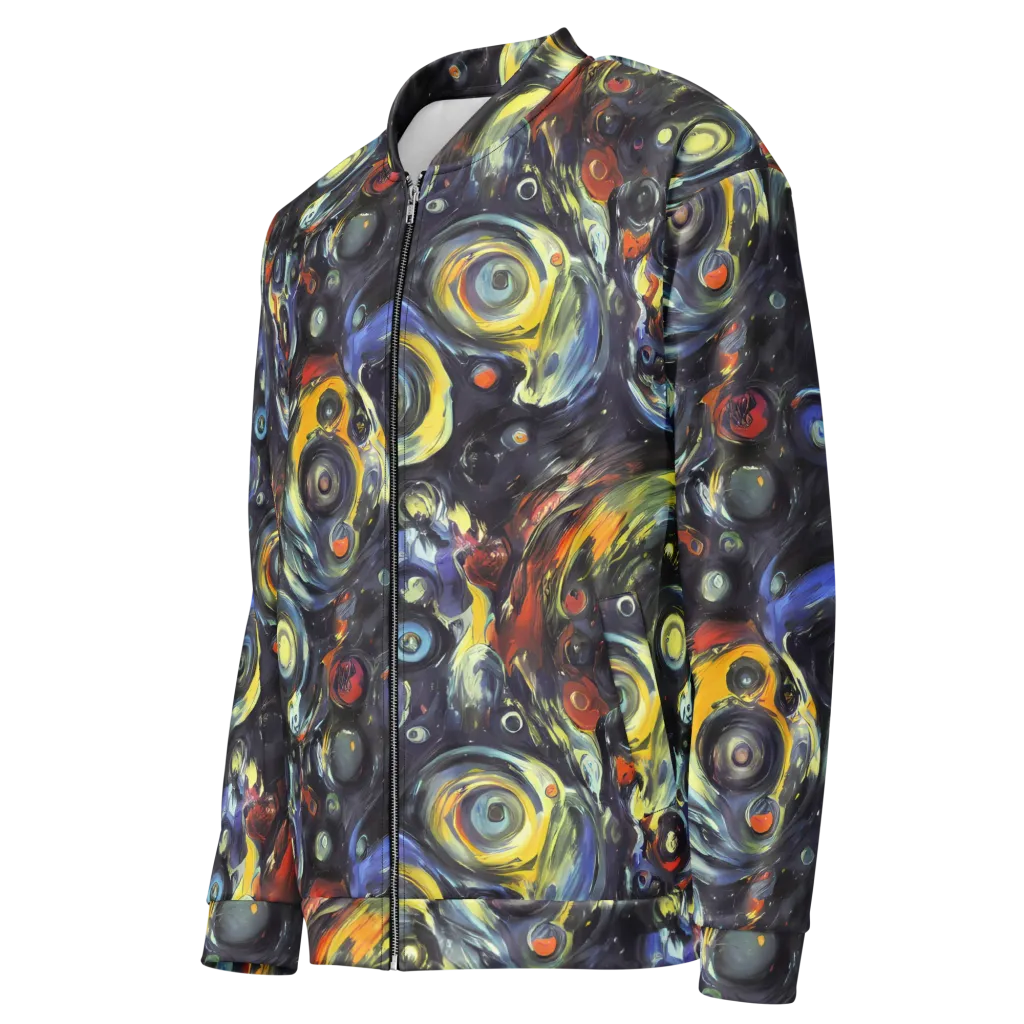 Corinthian Swirl on Bomber Jacket — Left Front