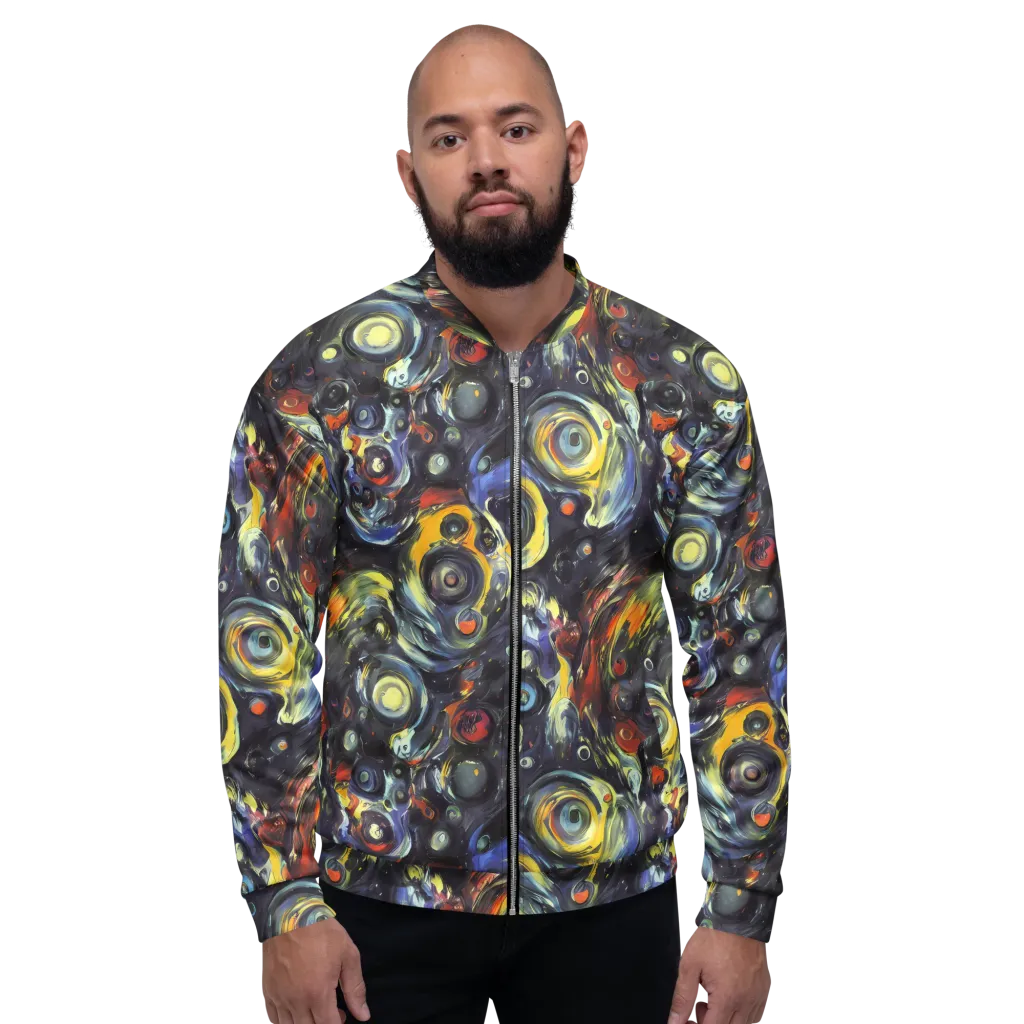 Corinthian Swirl on Bomber Jacket — Front