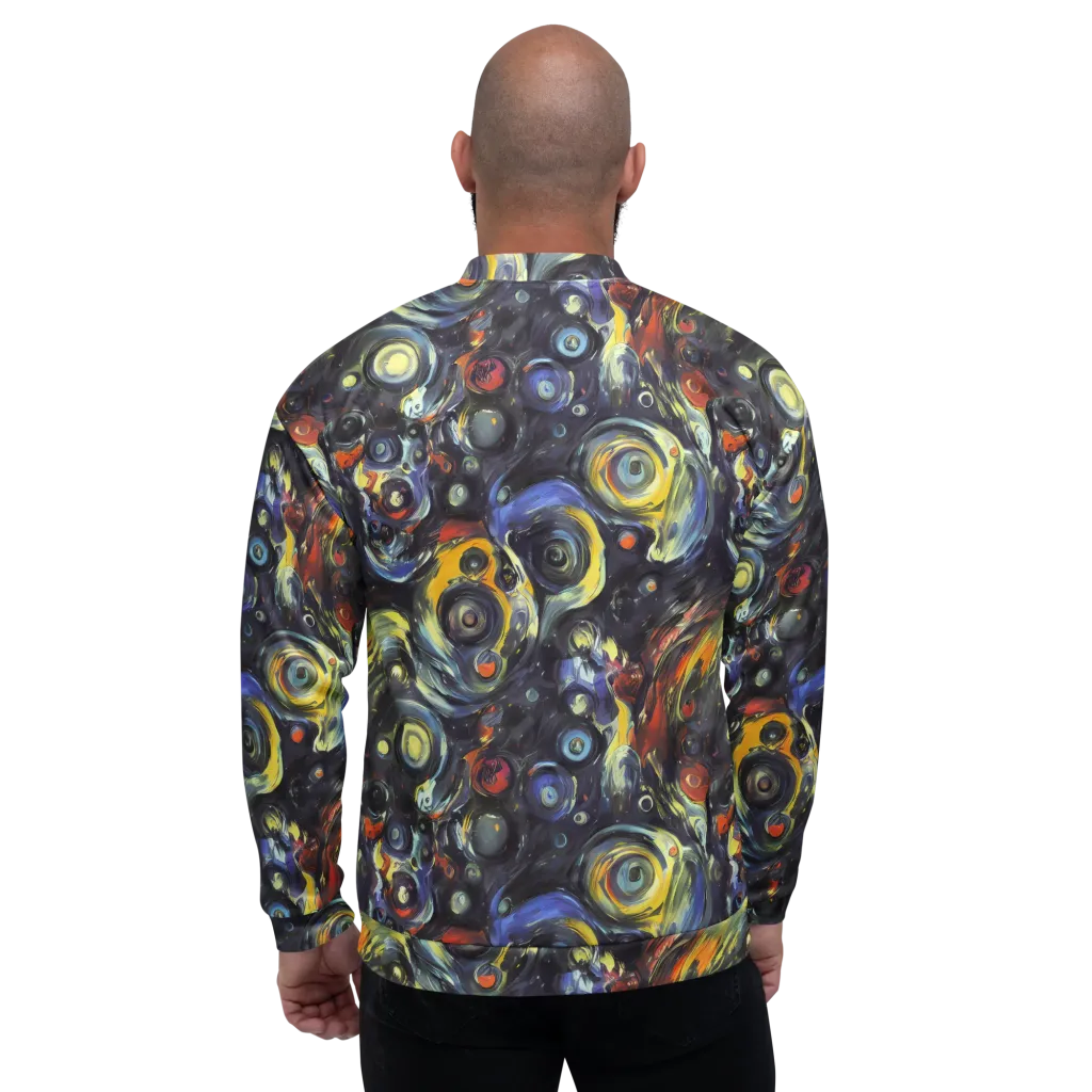 Corinthian Swirl on Bomber Jacket — Back