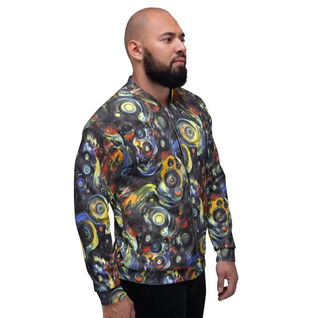 Corinthian Swirl on Bomber Jacket — Right