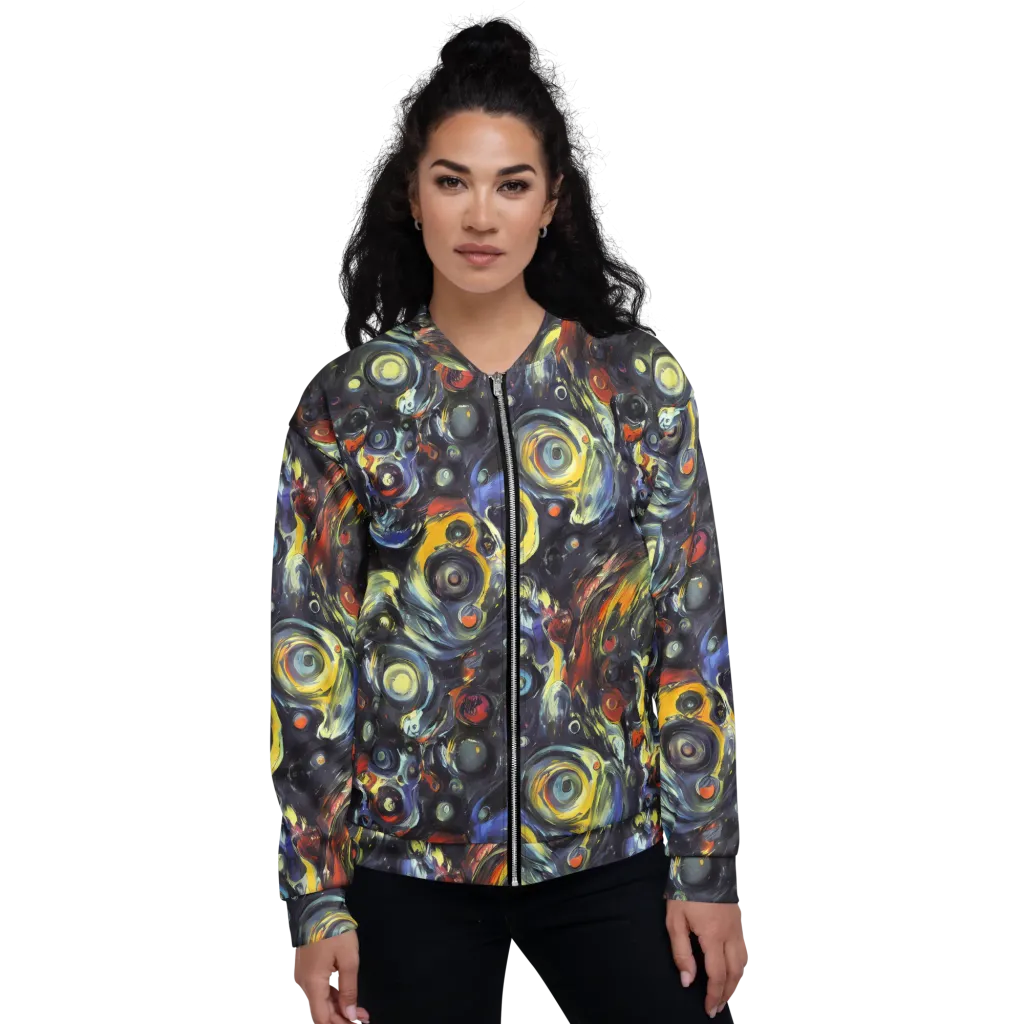 Corinthian Swirl on Bomber Jacket — Front