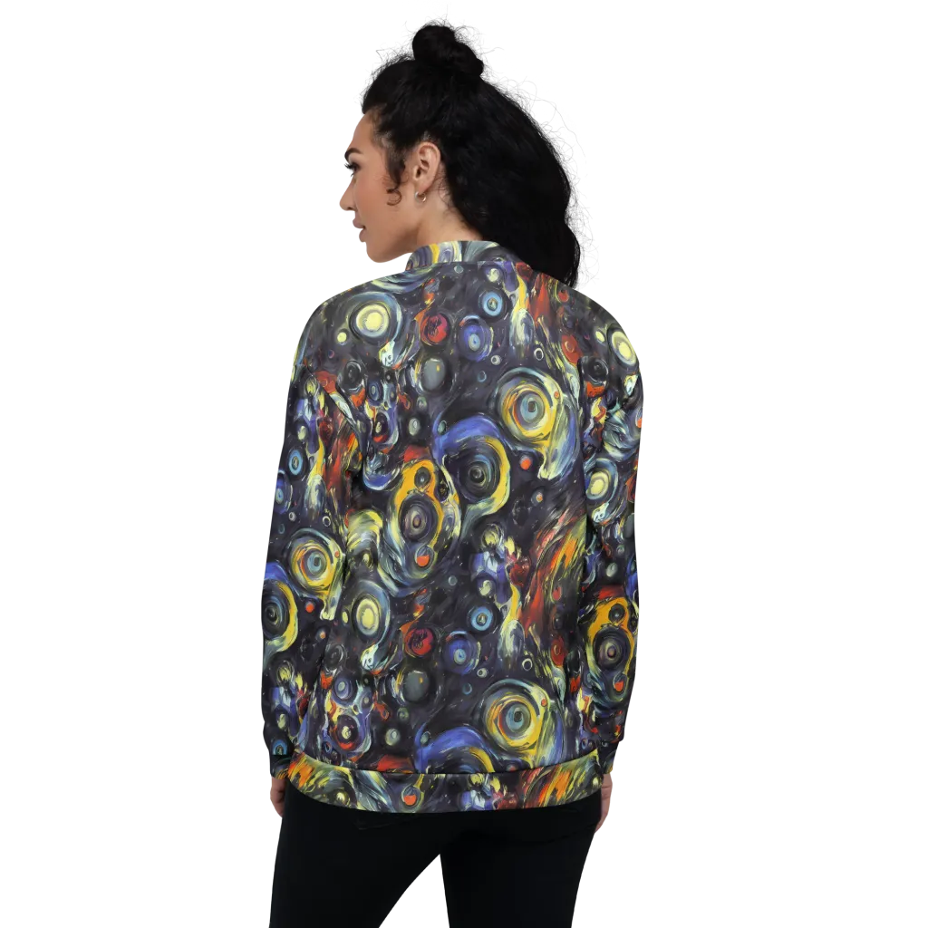 Corinthian Swirl on Bomber Jacket — Back
