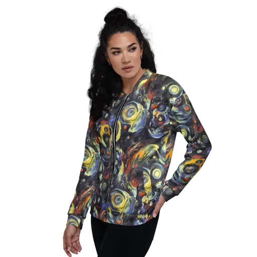 Corinthian Swirl on a Bomber Jacket