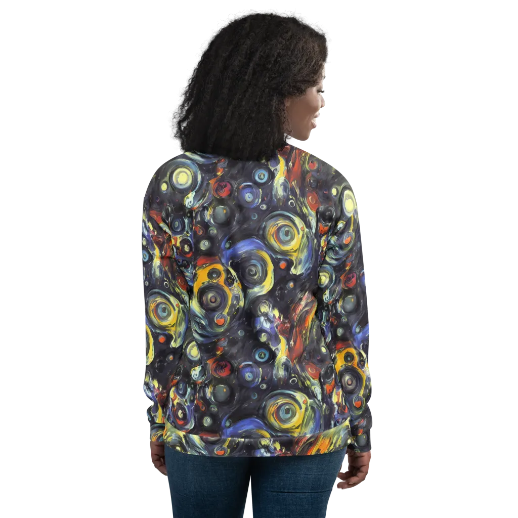 Corinthian Swirl on Bomber Jacket — Back