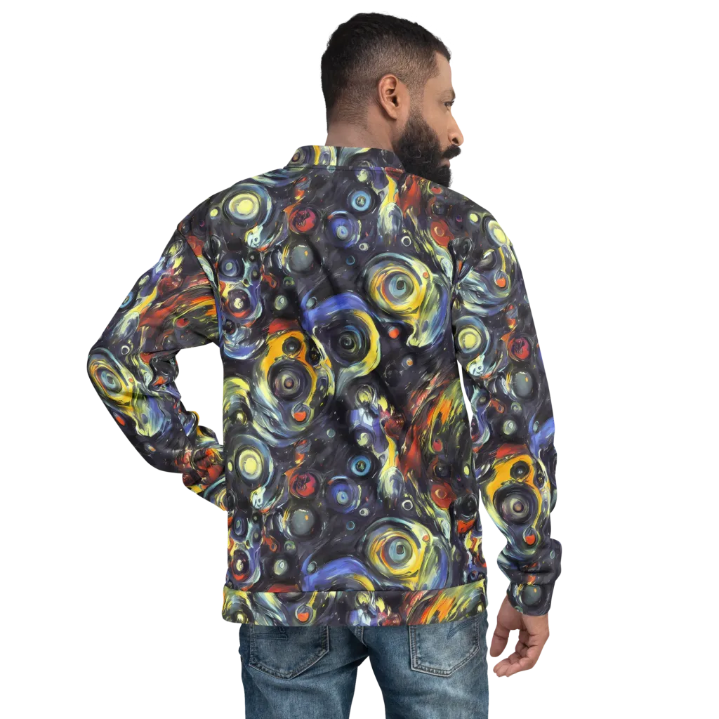 Corinthian Swirl on Bomber Jacket — Back