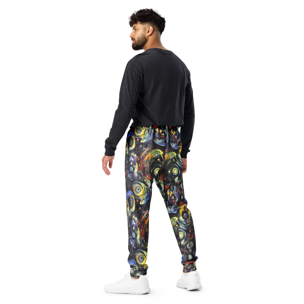 Corinthian Swirl on Men's Joggers — Back