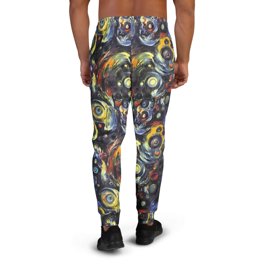 Corinthian Swirl on Men's Joggers — Back