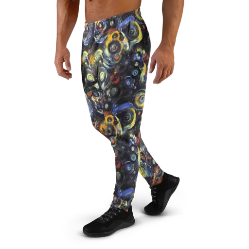 Corinthian Swirl on a Men's Joggers