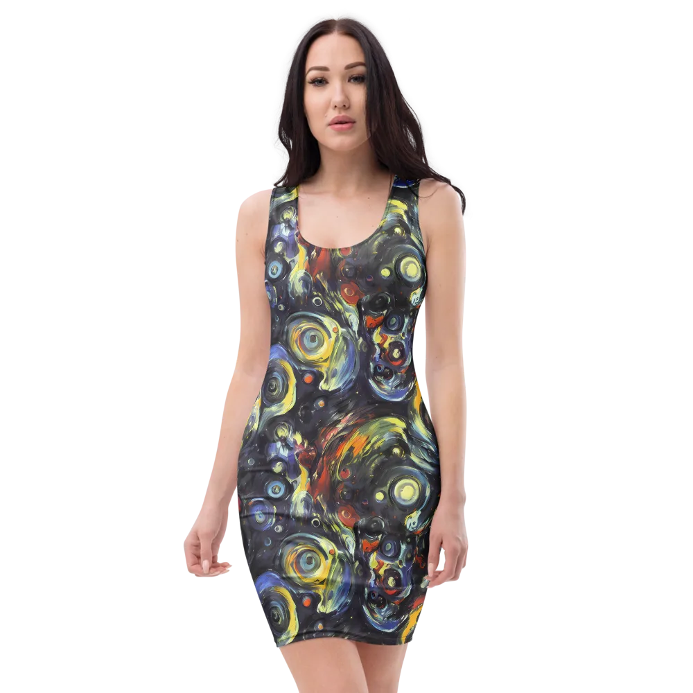 Corinthian Swirl on Bodycon Dress — Front