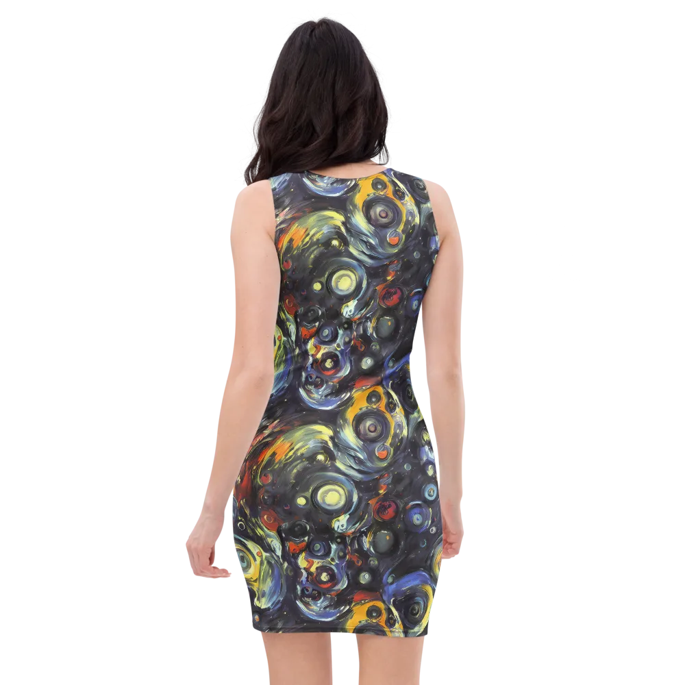 Corinthian Swirl on Bodycon Dress — Back