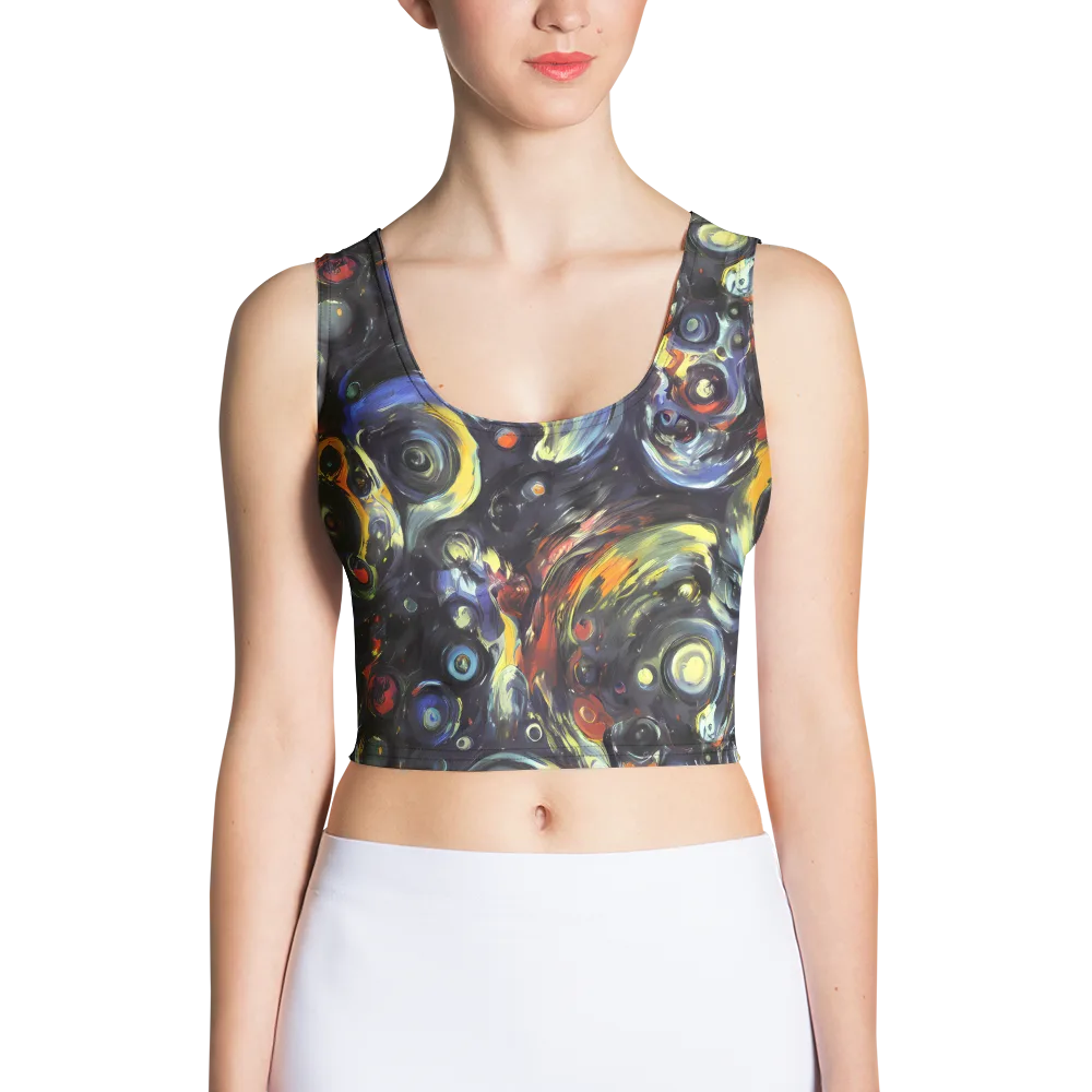 Corinthian Swirl on Crop Top — Front