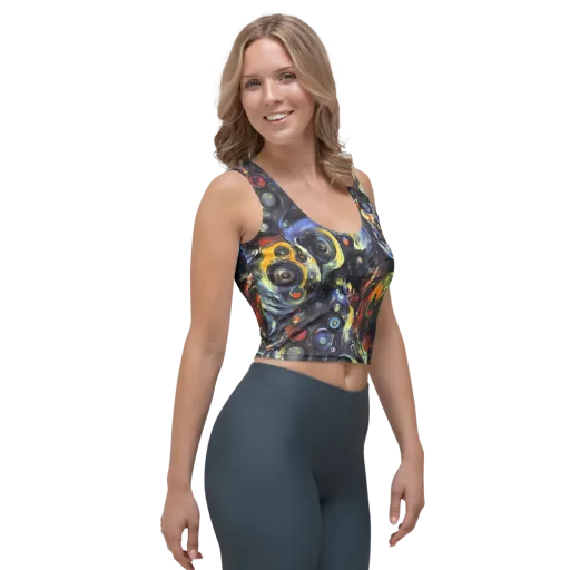 Corinthian Swirl on a Crop Top