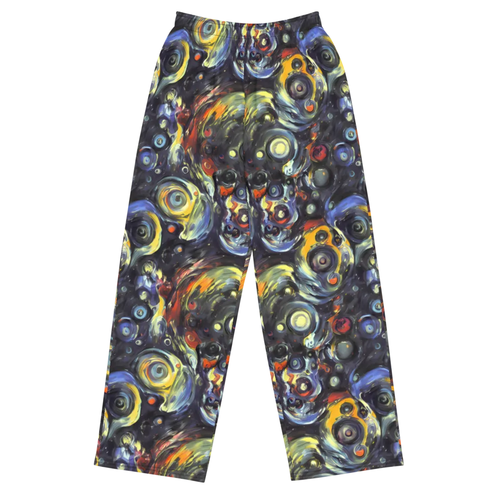 Corinthian Swirl on Wide-Leg Pants — Front