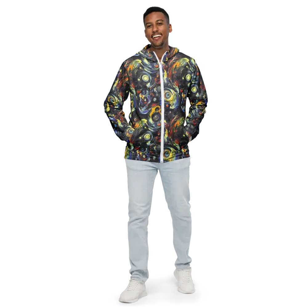Corinthian Swirl on Men's Windbreaker — Front