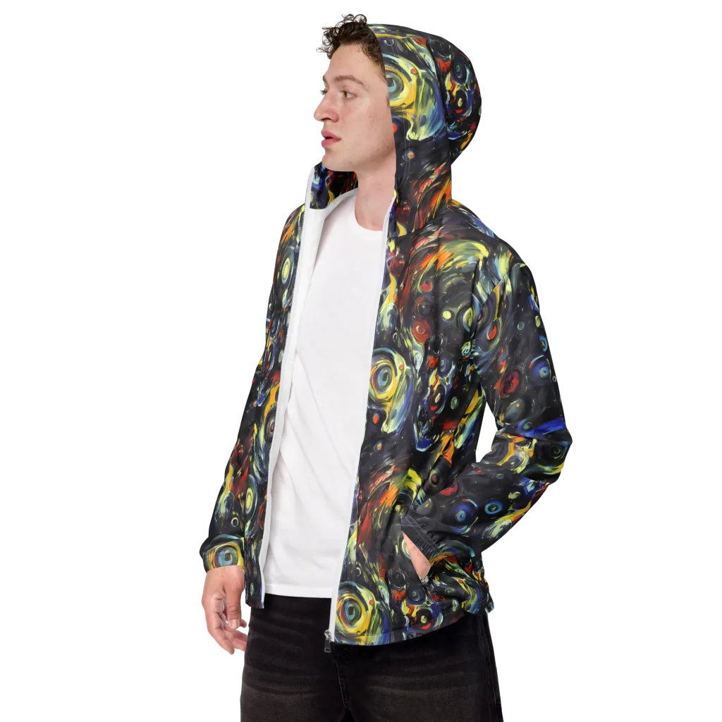Corinthian Swirl on Men's Windbreaker — Left Front