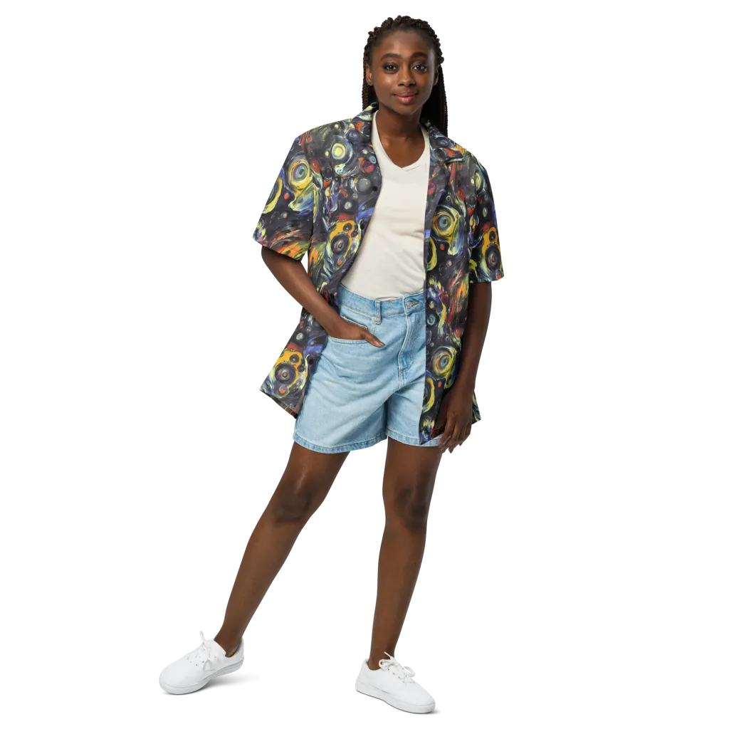 Corinthian Swirl on Button Shirt — Front