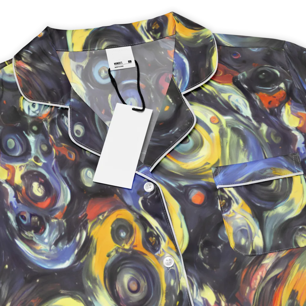 Corinthian Swirl on Women's Short Sleeve Pajama Top — Product details