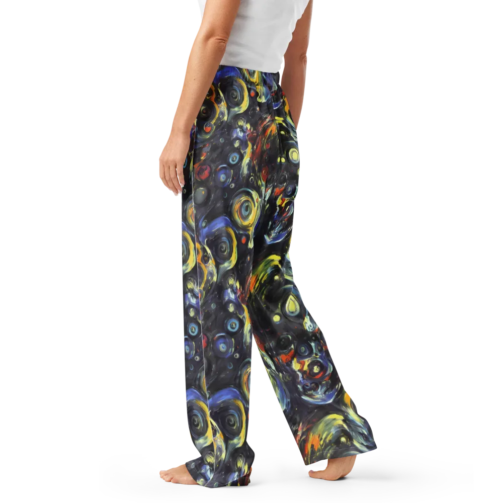 Corinthian Swirl on Women's Pajama Pants — Left